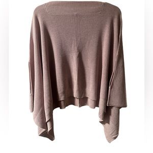 Lululemon powder pink pull over shawl/poncho size OS NWOT